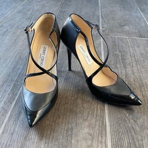 Jimmy Choo black heels Sz 38